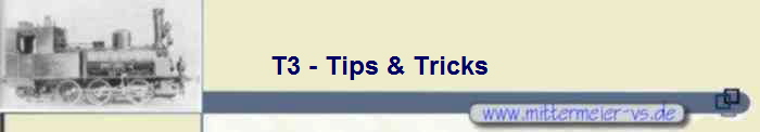 T3 - Tips & Tricks