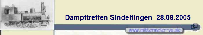                           Dampftreffen Sindelfingen  28.08.2005